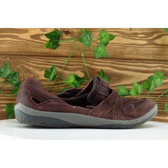 Clarks Size 8 M Brown Fashion Sneakers Shoes Leather Women - Picture 4 of 8